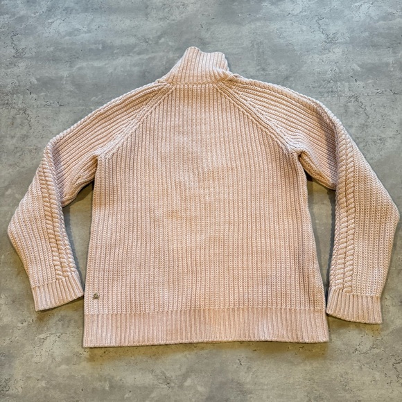 Lululemon Turtleneck Bring The Cozy Misty Pink, Size 6 Mock Neck Cotton - Picture 7 of 10